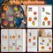 30 Pack Halloween Arts Crafts for Kids,14 Markers Hobby Gifts for Kids